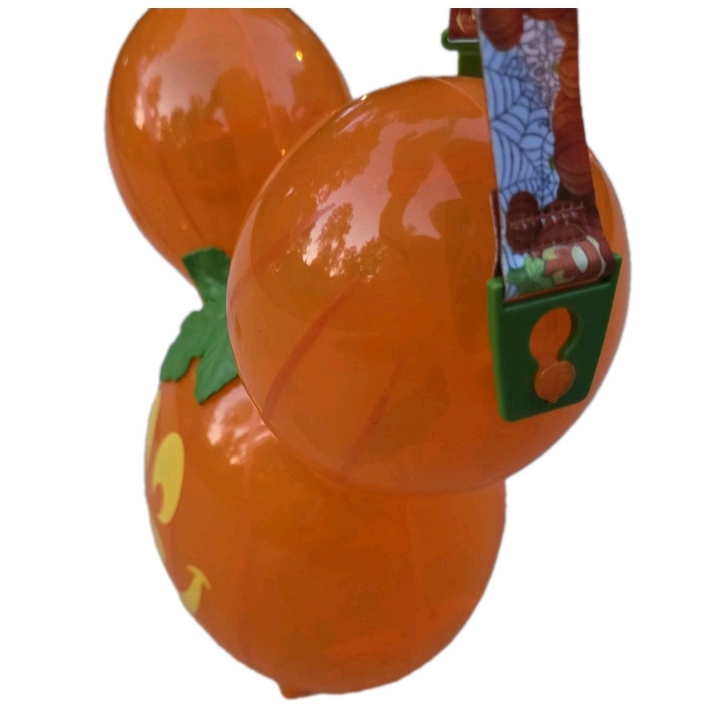 Cute Disney Parks Mickey Mouse Pumpkin Balloon Halloween Popcorn Bucket W/Strap - Picture 5 of 5